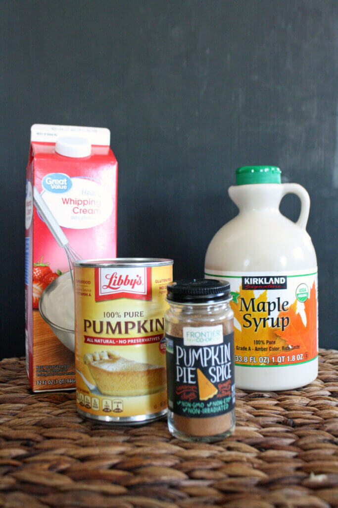 Pumpkin Cold Foam ingredients